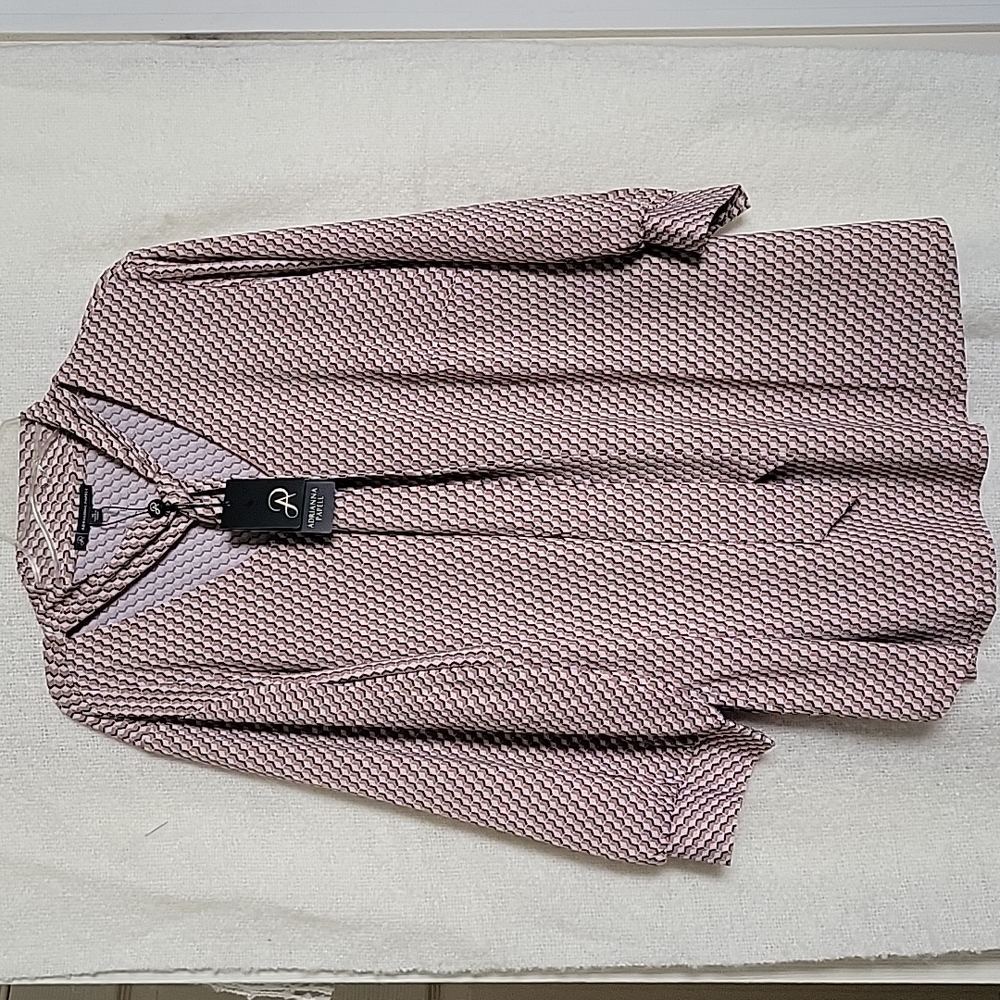 Adrianna Papell Plus Size 3/4 Top Size: 1X